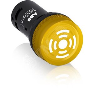 Зуммер CB1-610Y с пульсирующим сигналом, с подсветкой, жёлтый, 24 В AC/DC|1SFA619600R6103| ABB - ABB