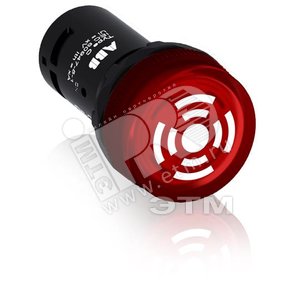 Зуммер CB1-613R с пульсирующим сигналом, с подсветкой, красный, 230 В AC|1SFA619600R6131| ABB - ABB