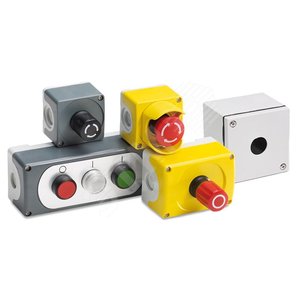 Пост кнопочный CEPY1-2002 ГРИБОК 2НЗ с защитой от непроизвольного нажатия - ABB