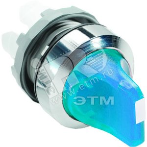 Переключатель M3SS2-21G (короткая ручка) зеленый 3-х позиционный с подсветкой с возвратом в среднее положение | 1SFA611211R2102 | ABB