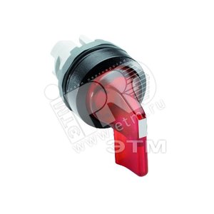 Переключатель M3SS5-21Y (длинная ручка) желтый 3-х позиционный с подсветкой (только корпус) с возвратом в среднее положение | 1SFA611214R2103 | ABB