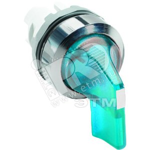 Переключатель M3SS4-21L (длинная ручка) синий 3-хпозиционный с п одсветкой (только корпус) с фиксацией | 1SFA611213R2104 | ABB