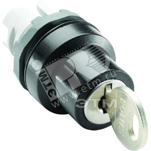 Переключатель M3SSK5-103 с ключом 3-х позиционный с возвратом в среднее положение из правого (только корпус) (ключ Ronis 7 | 1SFA611287R1003 | ABB