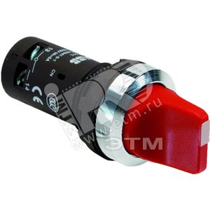 Переключатель C3SS1-30R-20 3-х позиционный красный 2НО с фиксаци ей | 1SFA619210R3021 | ABB