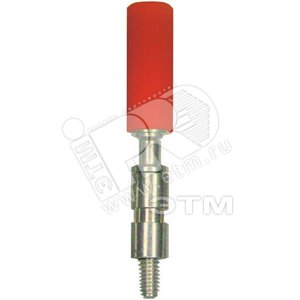 Гнездо тестовое красное AJS9-5 RD D= 4 мм IP20 для ZS10-ST.. - ABB