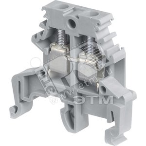 Клемма винтовая MS 4/6 4мм.кв. серая - ABB