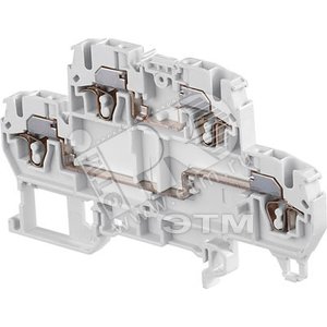 Клемма пружинная D2.5/5 2L 3 2.5мм.кв (0161R0000) - ABB