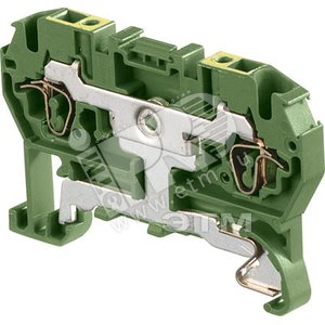 Клемма пружинная 1.5мм.кв. D1.5/4.P.2L земля (0379R2200) - ABB