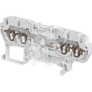 Клемма пружинная D2.5/5 4L 2.5 мм.кв серая (0011R2500) - ABB