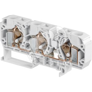 Клемма пружинная D16/12.3L OR 16мм.кв. 3 зажима оранжевая (1SNA290430R0200) - ABB