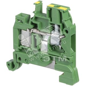 Клемма D4/6.Р.ADO 4мм.кв земля (9050R0100) - ABB