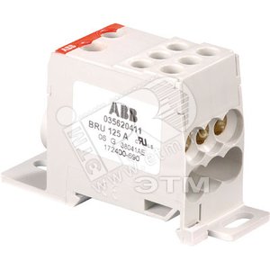 Блок клеммный распределительный однополюсный BRU 125A (6204R1100) - ABB