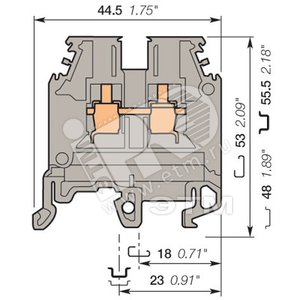 Клемма винтовая 4мм.кв. M4/6 - ABB