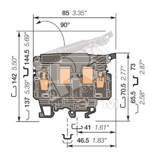 Клемма винтовая 10мм.кв ML10/13.SF.V0 (9095R1300) - ABB