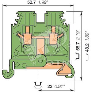Клемма винтовая D2.5/52.5мм.кв (5909R0500) - ABB