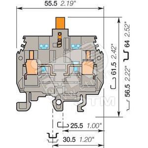 Клемма винтовая M6/8.STP1 6мм.кв. - ABB