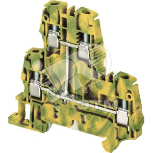 Клемма винтовая ZS6-D1-PE6мм.кв. двухуровневая одна цепь земля (1SNK506250R0000) - ABB