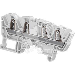 Клемма втычная ZK4-4P-BL синяя 4 мм.кв 4 зажима - ABB