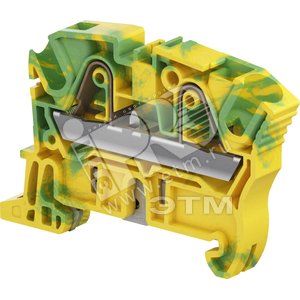 Клемма втычная ZK6-PE Земля 6 мм.кв 2 зажима (1SNK708150R0000) - ABB