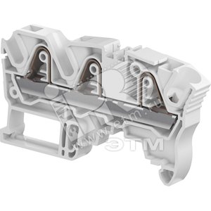 Клемма втычная ZK6-3P-BL синяя 6 мм.кв 3 зажима - ABB