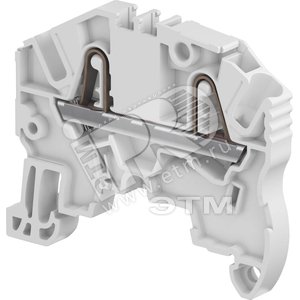 Клемма втычная ZK2.5 серая 2.5 мм.кв 2 зажима (1SNK705010R0000) - ABB