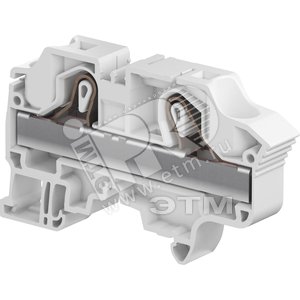 Клемма втычная ZK16 серая 16 мм.кв 2 зажима (1SNK712010R0000) - ABB