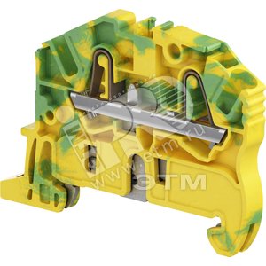 Клемма втычная ZK2.5-PE Земля 2.5 мм.кв 2 зажима (1SNK705150R0000) - ABB