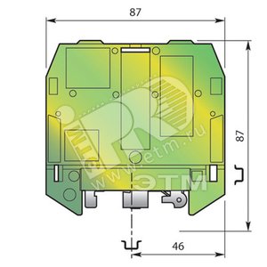 Клемма винтовая 95мм.кв. Земля ZS95 - ABB