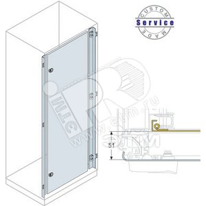 Дверь внутренняя 1000х800мм (TF1080K)