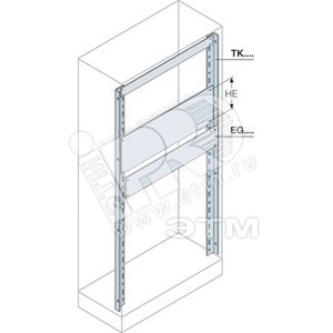 Панель алюминиевая для 19 дюймов 4HE H=177.5мм | EG1904 | ABB