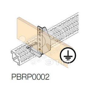 Держатель для шины PE, (2 шт.)|1STQ001554B0000 | ABB