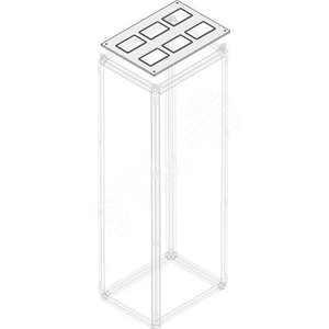 Панель верх.для фланцев TZ 750х700(ШхГ)