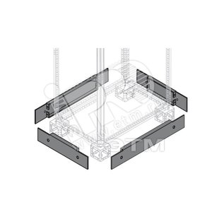 Фланец цоколя боковой 500мм (2шт)