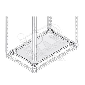 Панель нижн.без цоколя W=800мм D=500мм