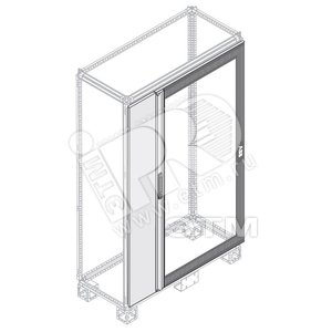 Дверь стек.IP40 с руч.H=2000мм W=1000мм