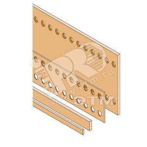 Шина медная плоская 50x10 L=1750мм