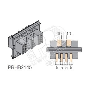 Держатель шины медной L=75мм (24шт)|1STQ007427A0000 | ABB - ABB