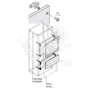 Комплект уст.ОТ315/400 H=450мм W=600мм