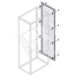 Панель боковая IP65 H=1800мм D=200мм