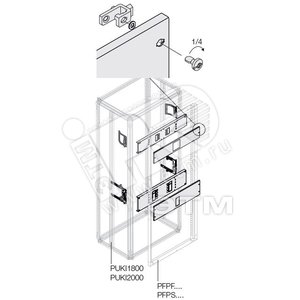 Комплект гориз. T6 3P FIX мотор. W=600мм|1STQ007879A0000 | ABB
