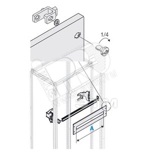 Комплект на 36 мод.DIN H=150мм W=800мм|1STQ008046A0000 | ABB