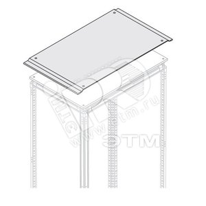 Панель верхняя IP31/IP41 W=400мм D=700мм (PKPT4070) - ABB