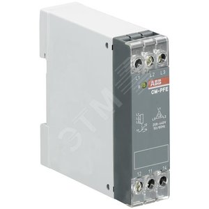 Реле контроля чередования фаз CM-PFE.2 (контроль обрыва фазы L1-L2-L3 200-500В) 1ПК - ABB