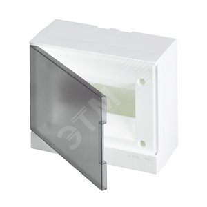 Бокс навесной ЩРн-П-8М серая дверь Basic E (с клеммами) BEW402208
