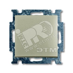 Мех-м 1-кл., 1-пол. выкл. с кл., серия Basic 55, цв. шампань