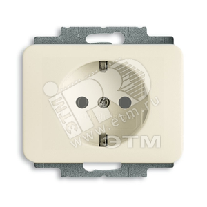 ALPHA Pозетка х 1 с/з            EV (BJE20EUC-22G) - ABB