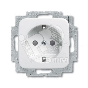 REFLEX Розетка альпийский белый (20 EUC-214-507) - ABB