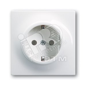 IMPULS Pозетка с заземлением белая SCHUKO (20 EUC-74-507) - ABB