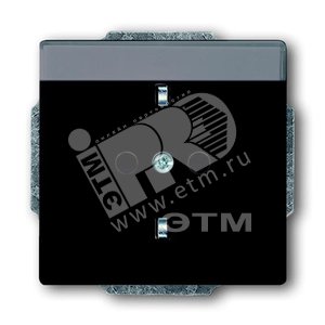 Розетка SCHUKO 16А 250В с полем для надписи, серия solo/future, цвет антрацит | 2011-0-3802 | 2CKA002011A3802 | ABB