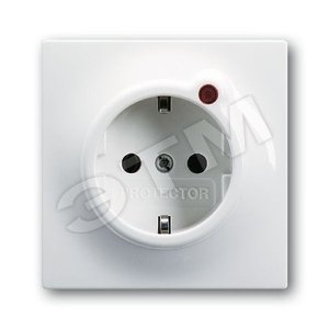 Розетка SCHUKO 16А 250В, с защитой от перенапряжения, серия impuls, цвет альпийский белый | 2011-0-3841 | 2CKA002011A3841 | ABB - ABB